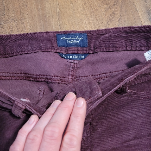Purple Corduroy skinny pants - Picture 2 of 5